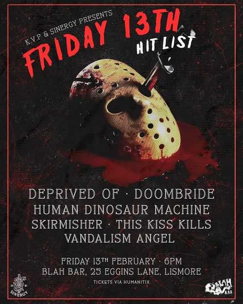 Friday 13th Hit List